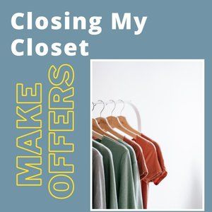 I'm moving and don't have space for all these great clothes.